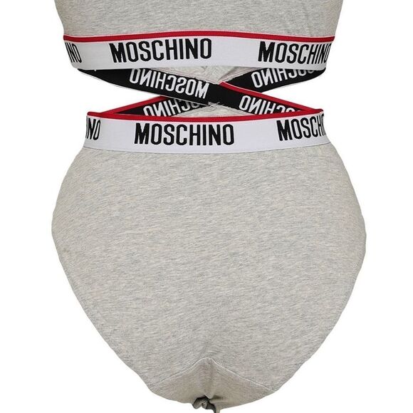 🔥MOSCHINO🔥 WOMAN'S GREY BODYSUIT sexy, sexy, sexy - SIZE LARGE *NWT - Picture 8 of 15